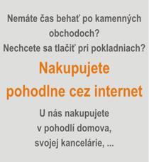 nakupujte pohodlne cez internet