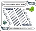 Florbalov� set MPS BLACK HAWK Red-Black
